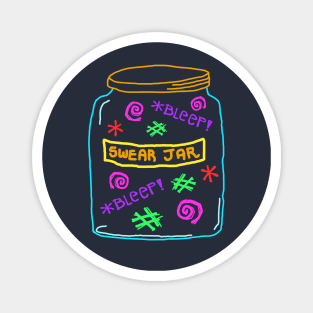 Colorful Swear Jar Magnet